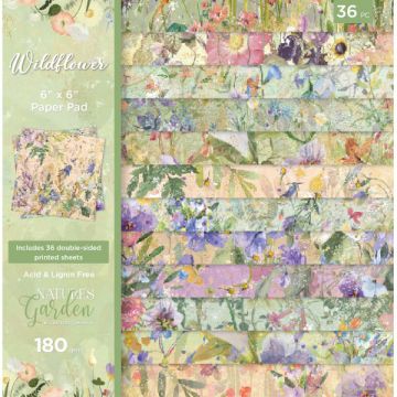 Nature's Garden Wildflower 6x6 Paper Pad